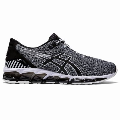 Asics Gel-Quantum 360 5 Knit - Miesten Tennarit - Mustat/Valkoinen